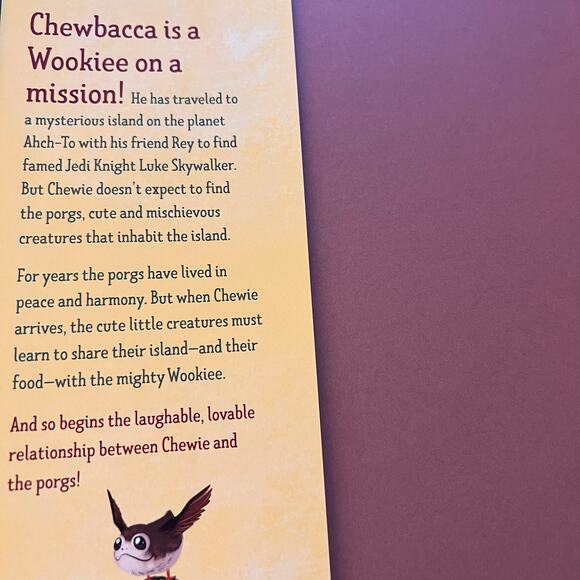 Star Wars: The Last Jedi Chewie and the Porgs Hardcover - Kevin Shinick - Picture 3 of 4